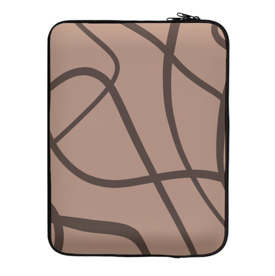 Lined Abstract Nude Laptop Sleeve