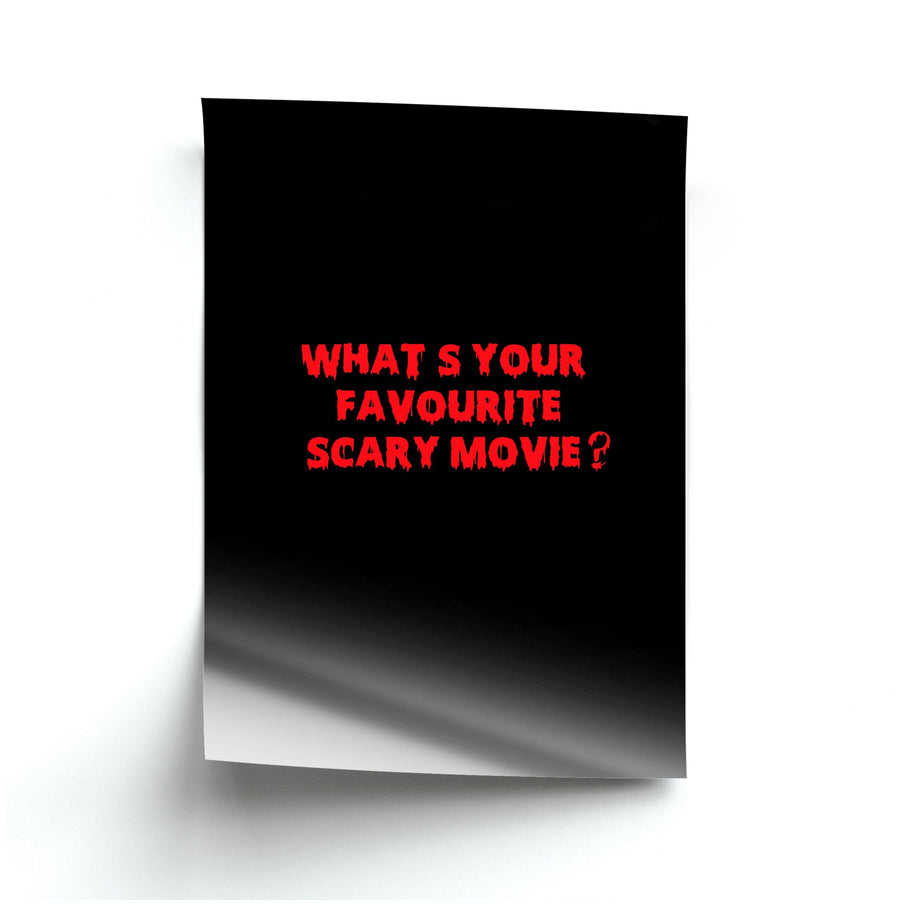What's Your Favourite Scary Movie - Scream Poster