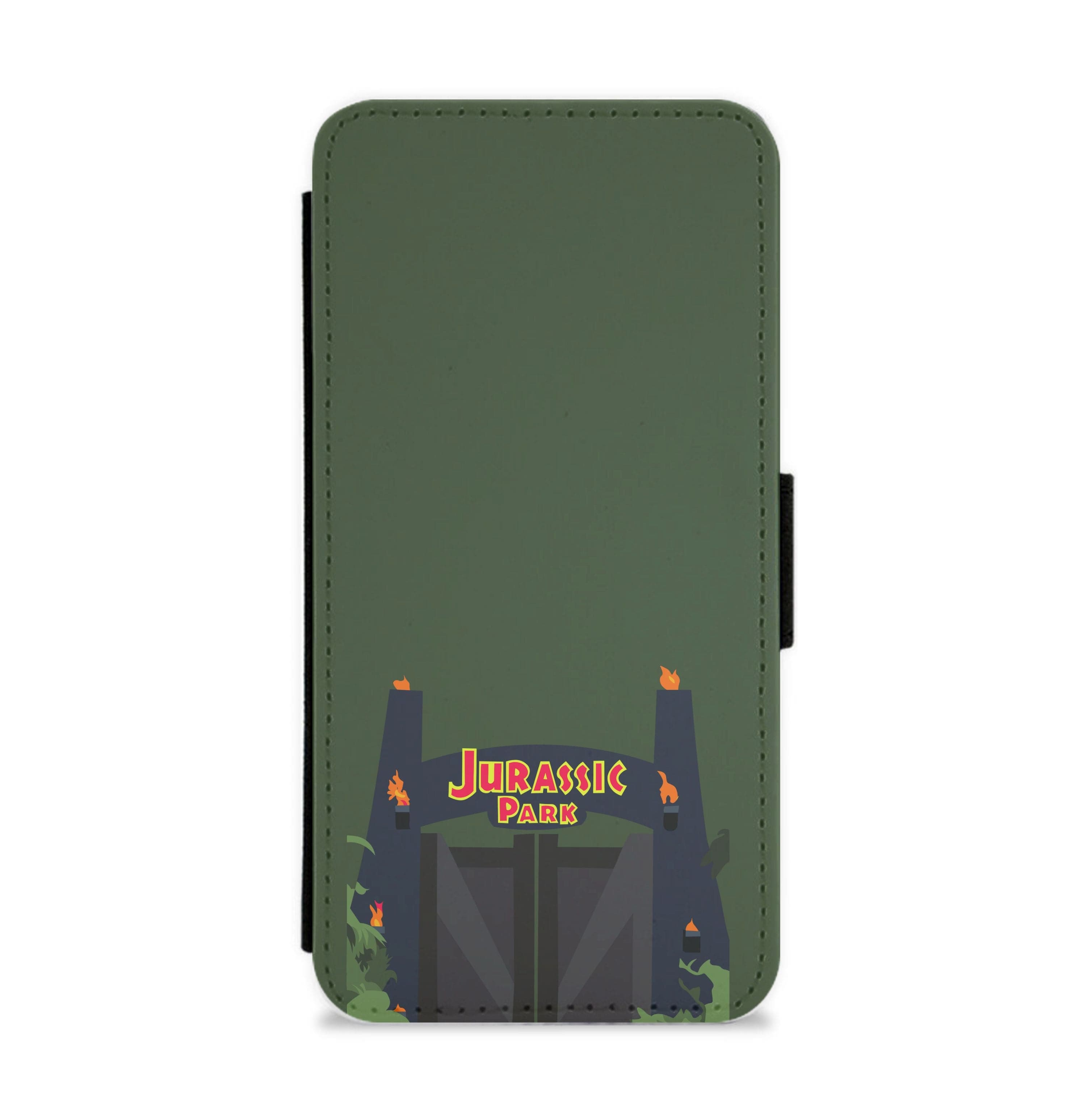 The gate - Dinosaur Park Flip / Wallet Phone Case