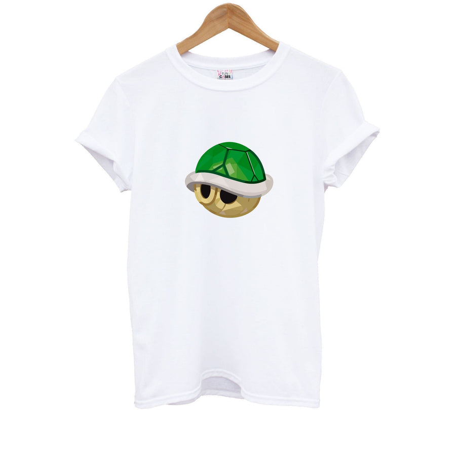 Green Koopa Troopa Shell - Mario Kids T-Shirt