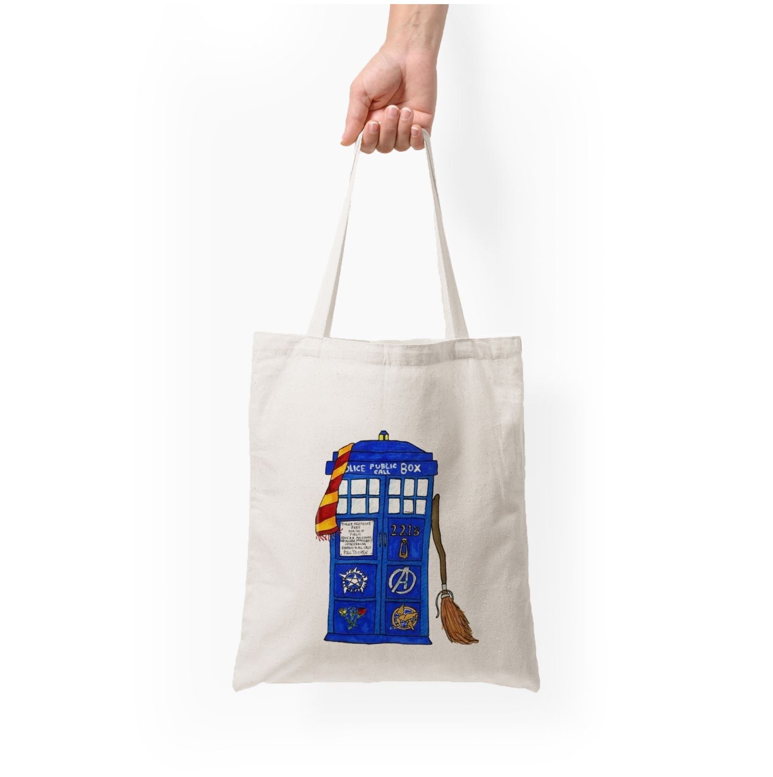 Multifandom Cartoon Tote Bag