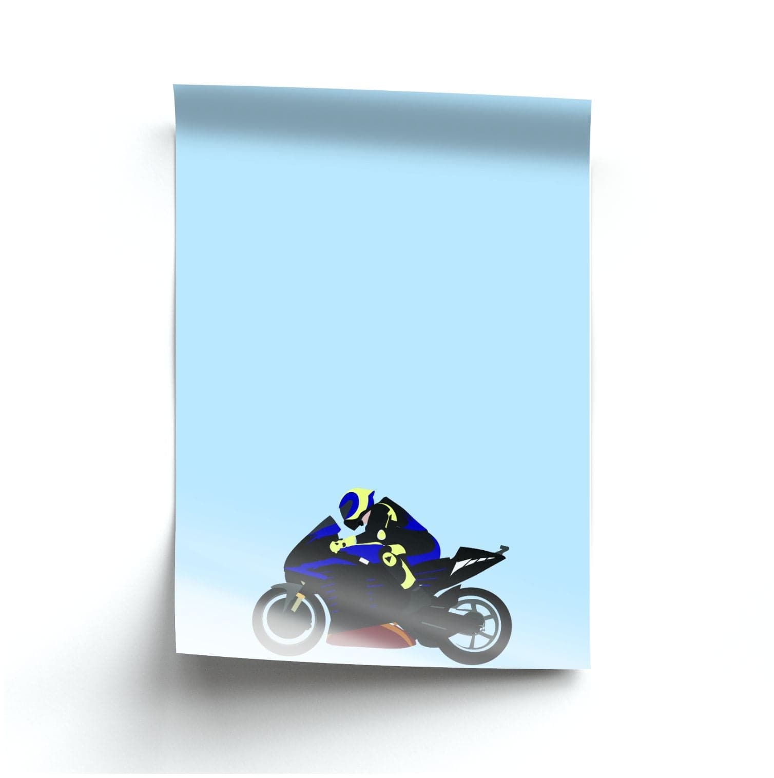 Purple Motorbike - Motorbike Poster