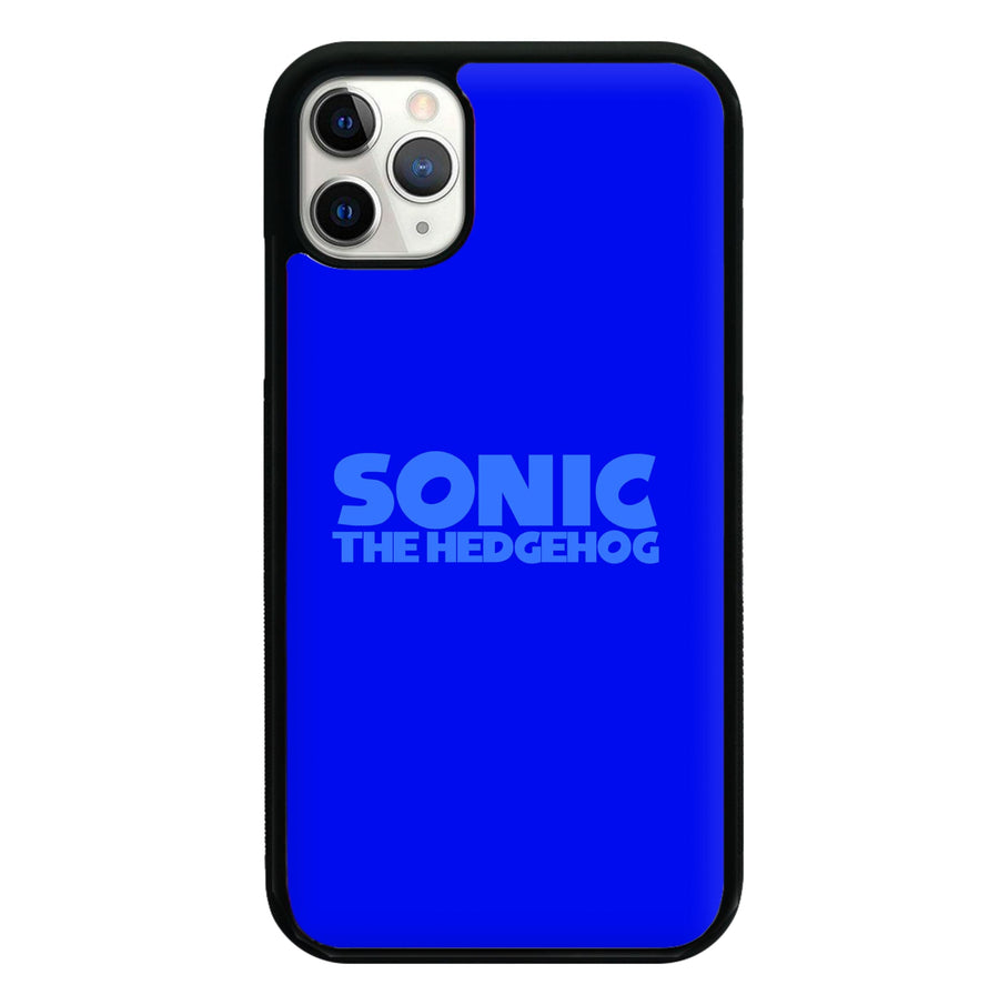 Title - Sonic Phone Case
