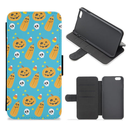 Halloween Pattern 1 Flip / Wallet Phone Case