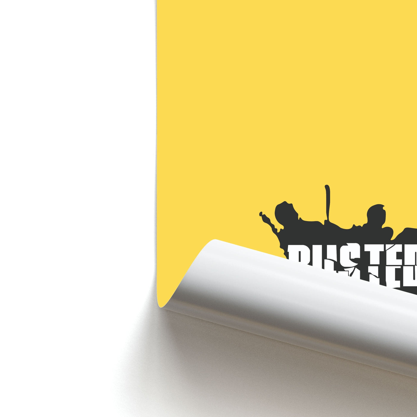 Splatter Text - Busted Poster