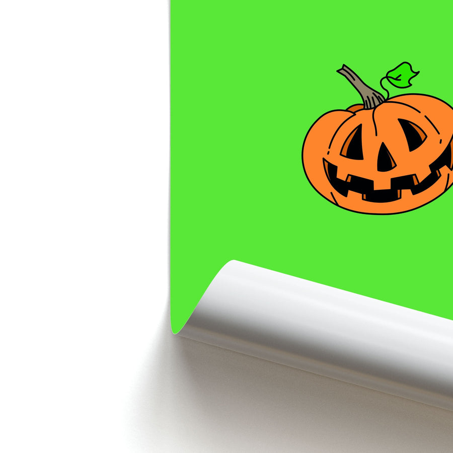 Pumpkin Green - Halloween Poster