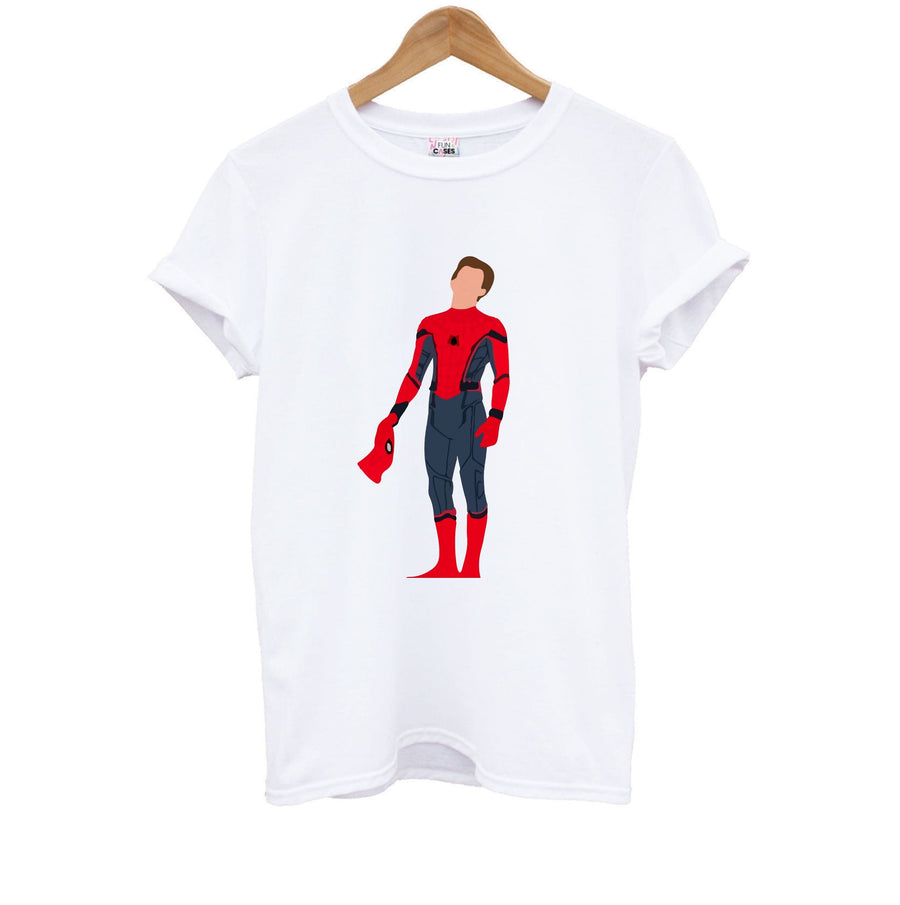 Spider-man Face Reveal  Kids T-Shirt