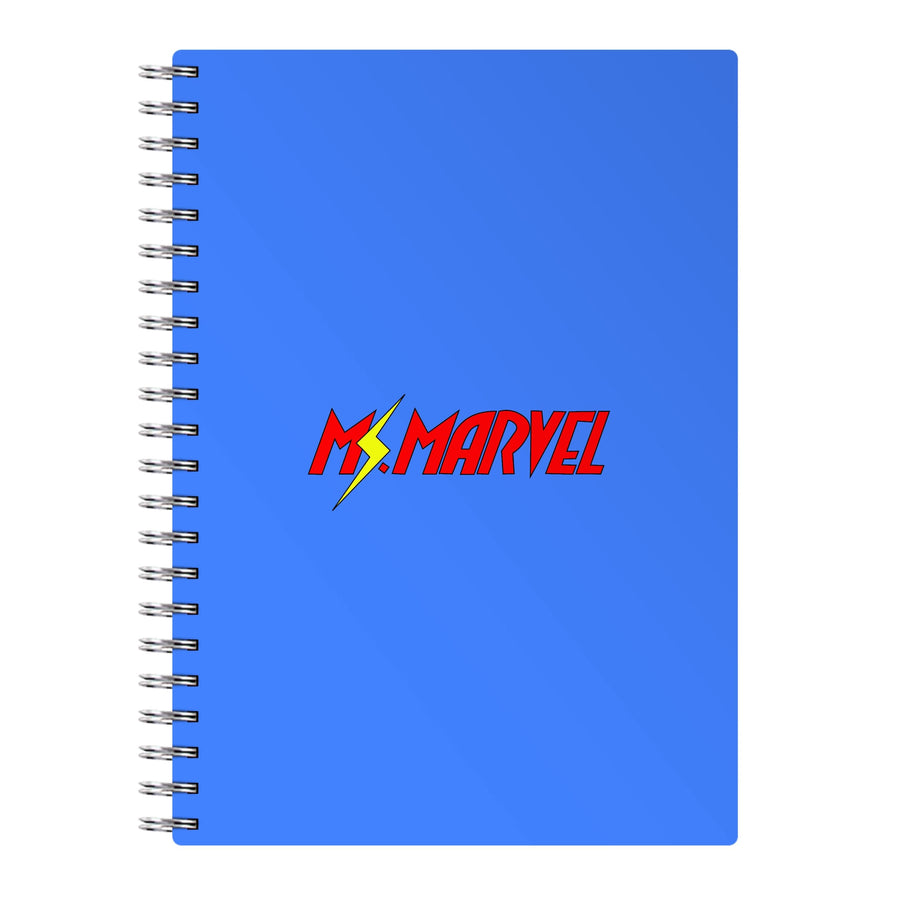 Ms Marvel Lightning  Notebook