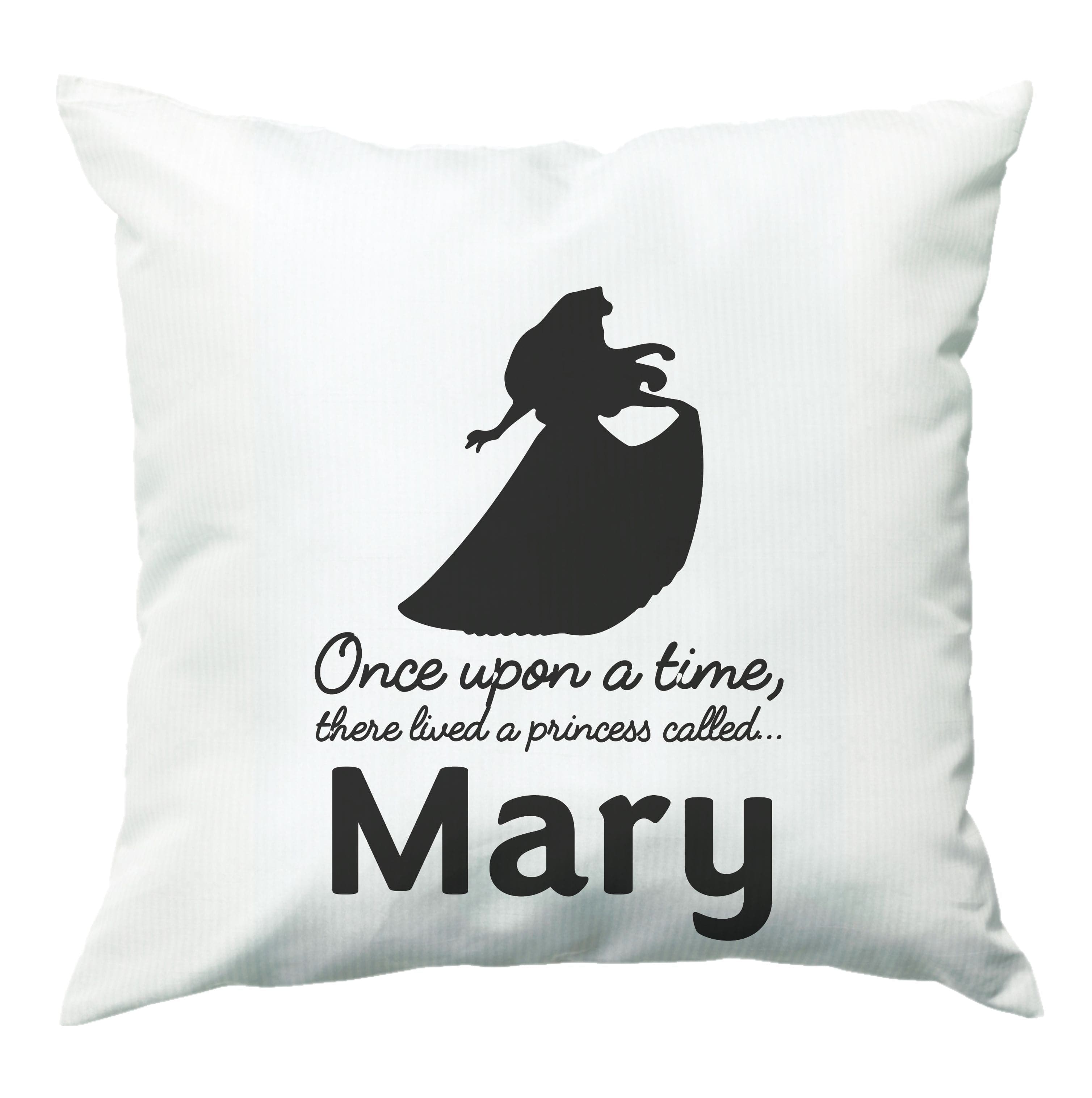 Once Upon A Time There Lived A Princess - Personalised Fairytale Cushion