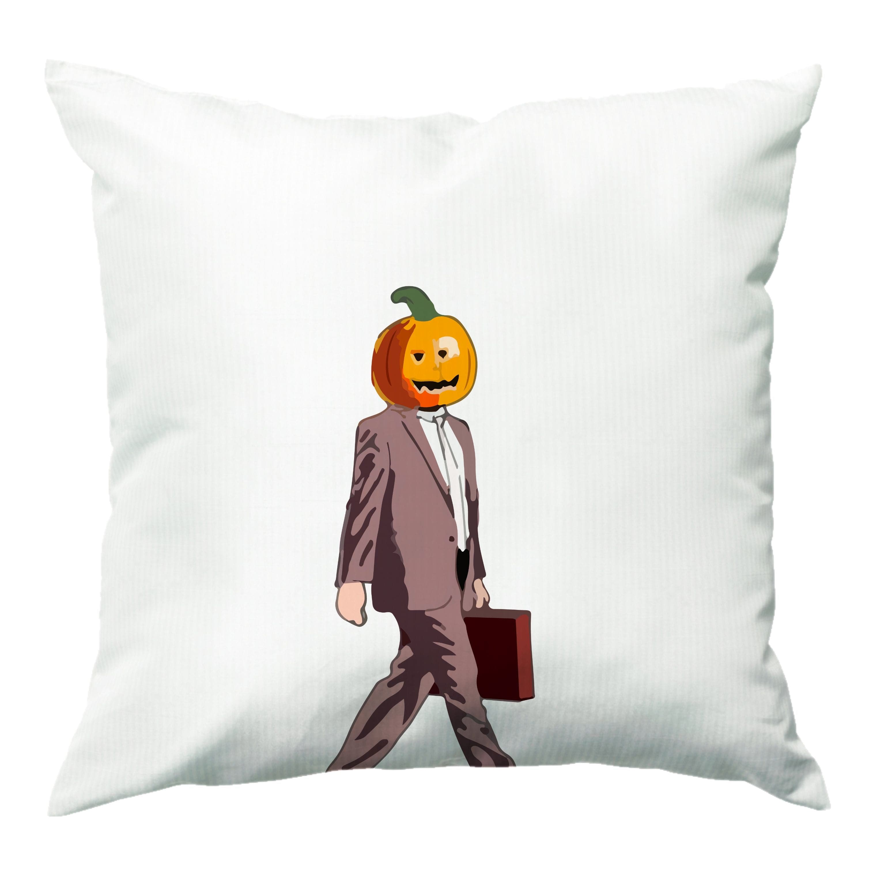 Dwight Pumpkin Head Cushion