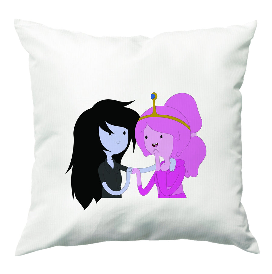 Marceline And Bubblegum - Adventure Time Cushion