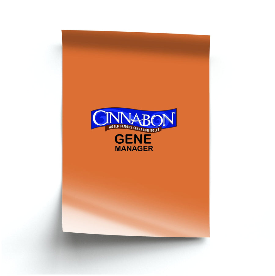 Cinnabon Gene Manager - Better Call Saul Poster