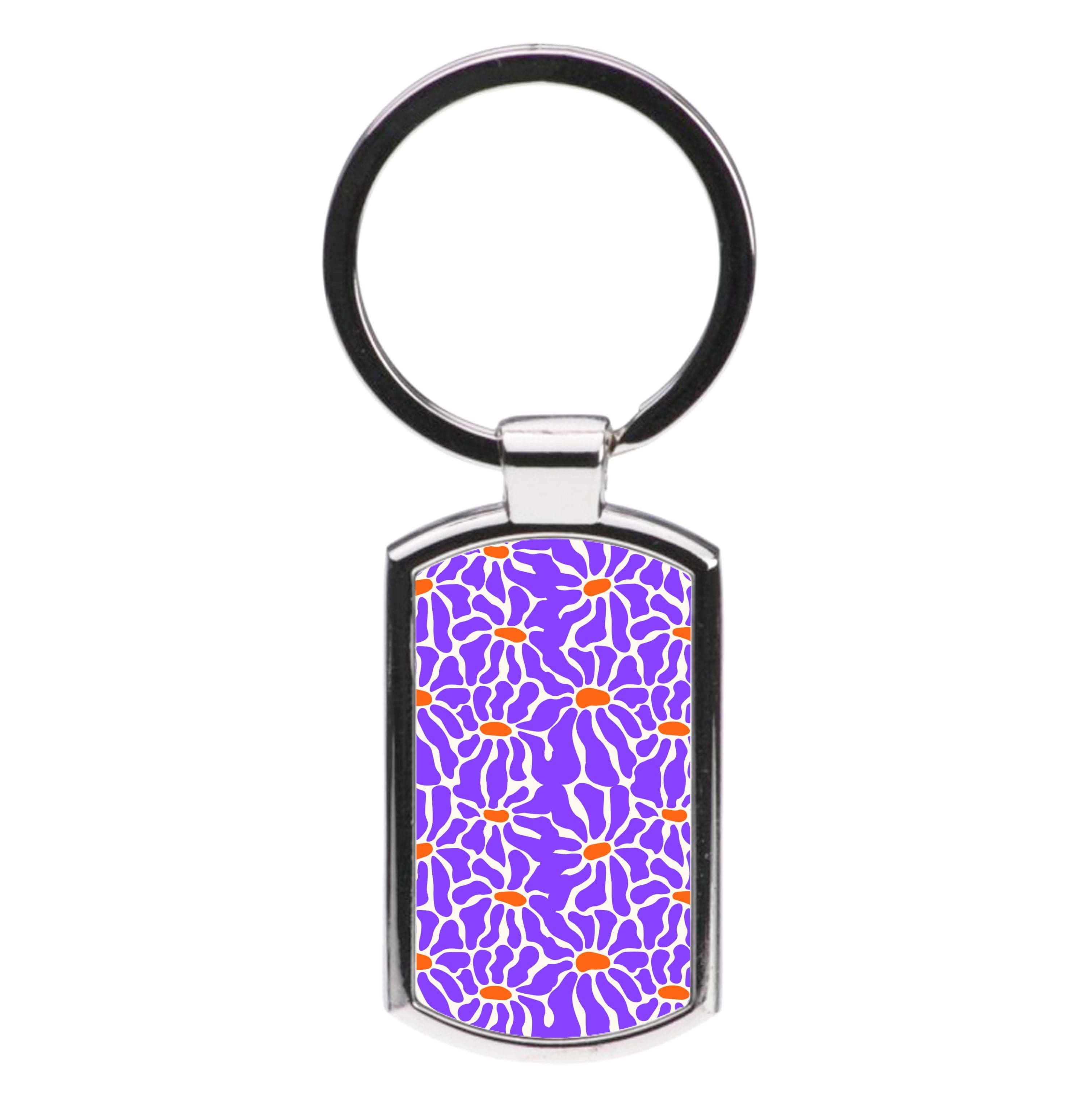 Purple Flowers - Summer Luxury Keyring