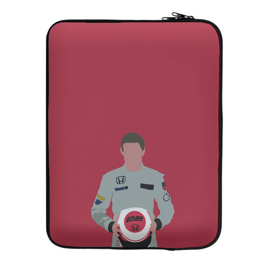 Jenson Button - F1 Laptop Sleeve