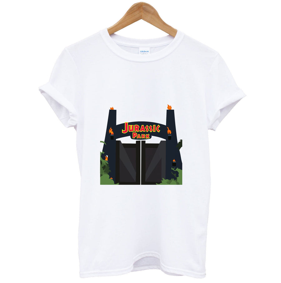 The gate - Jurassic Park  T-Shirt