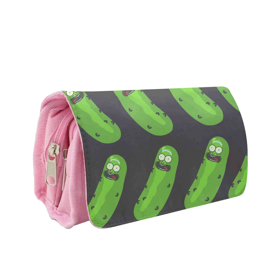 Pickle Rick Pattern - Rick And Morty Pencil Case