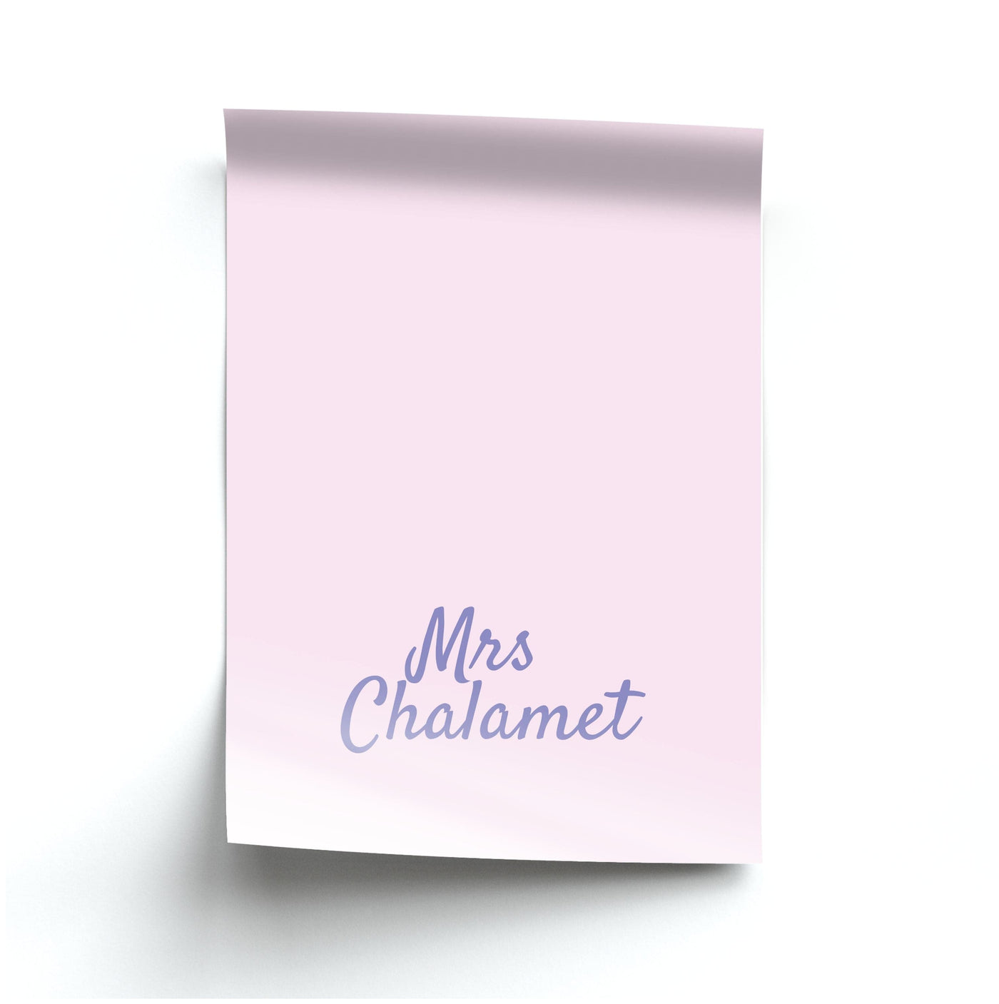 Mrs Chalamet - Timothée Chalamet Poster
