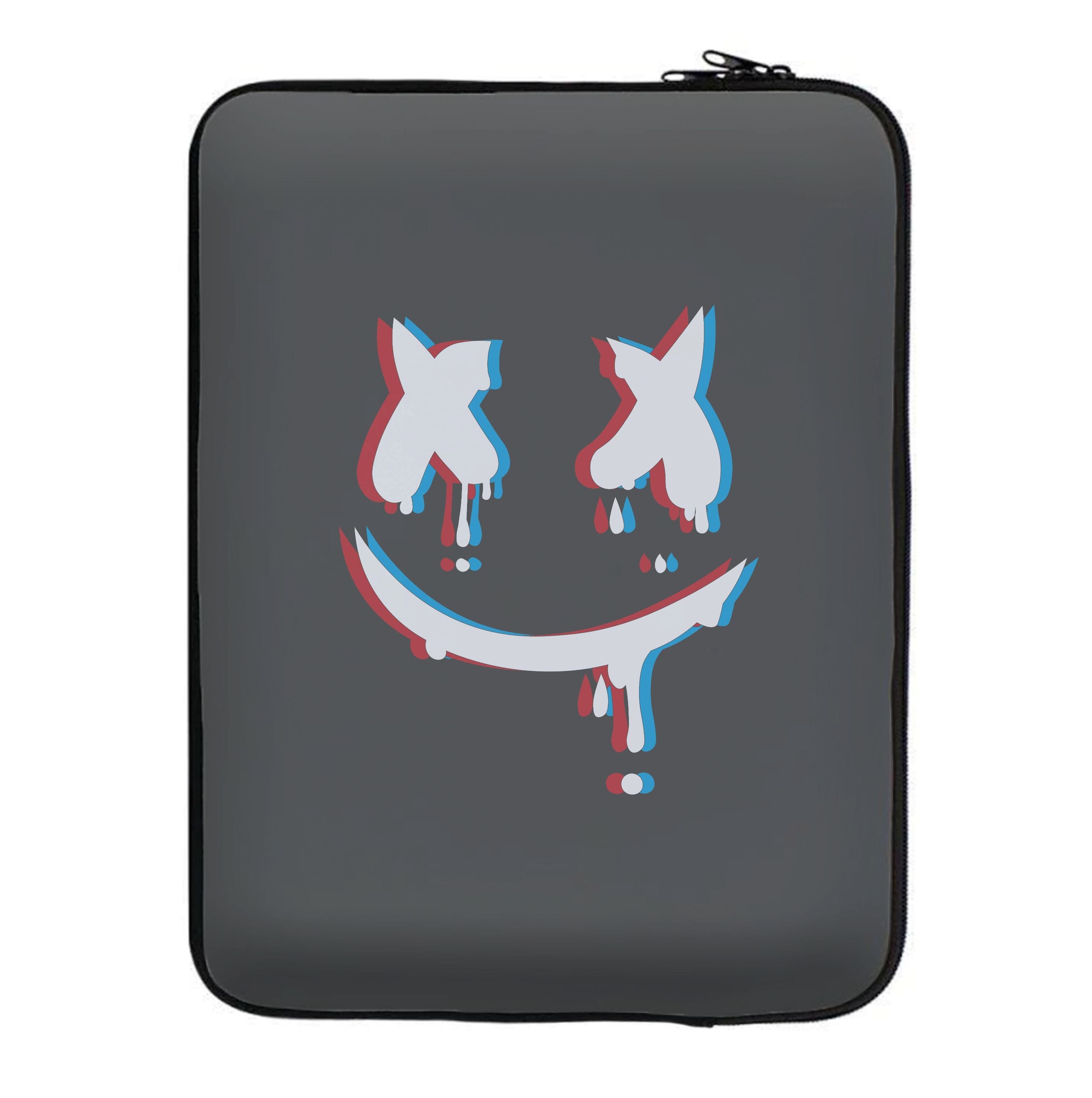 Blue Blur - White Helmet DJ Laptop Sleeve