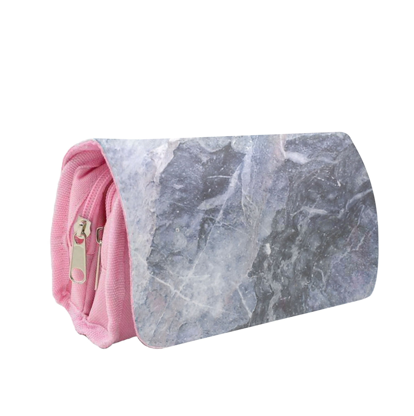 Grey and White Marble Pencil Case