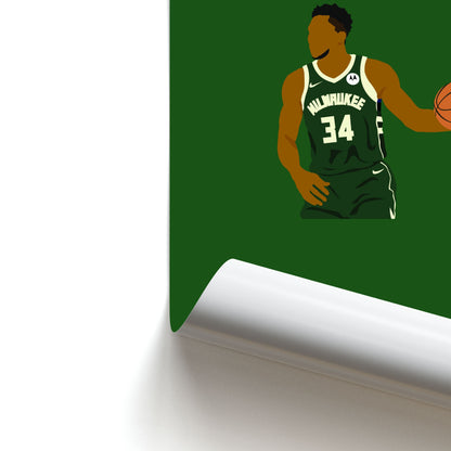 Giannis - Basketball Poster