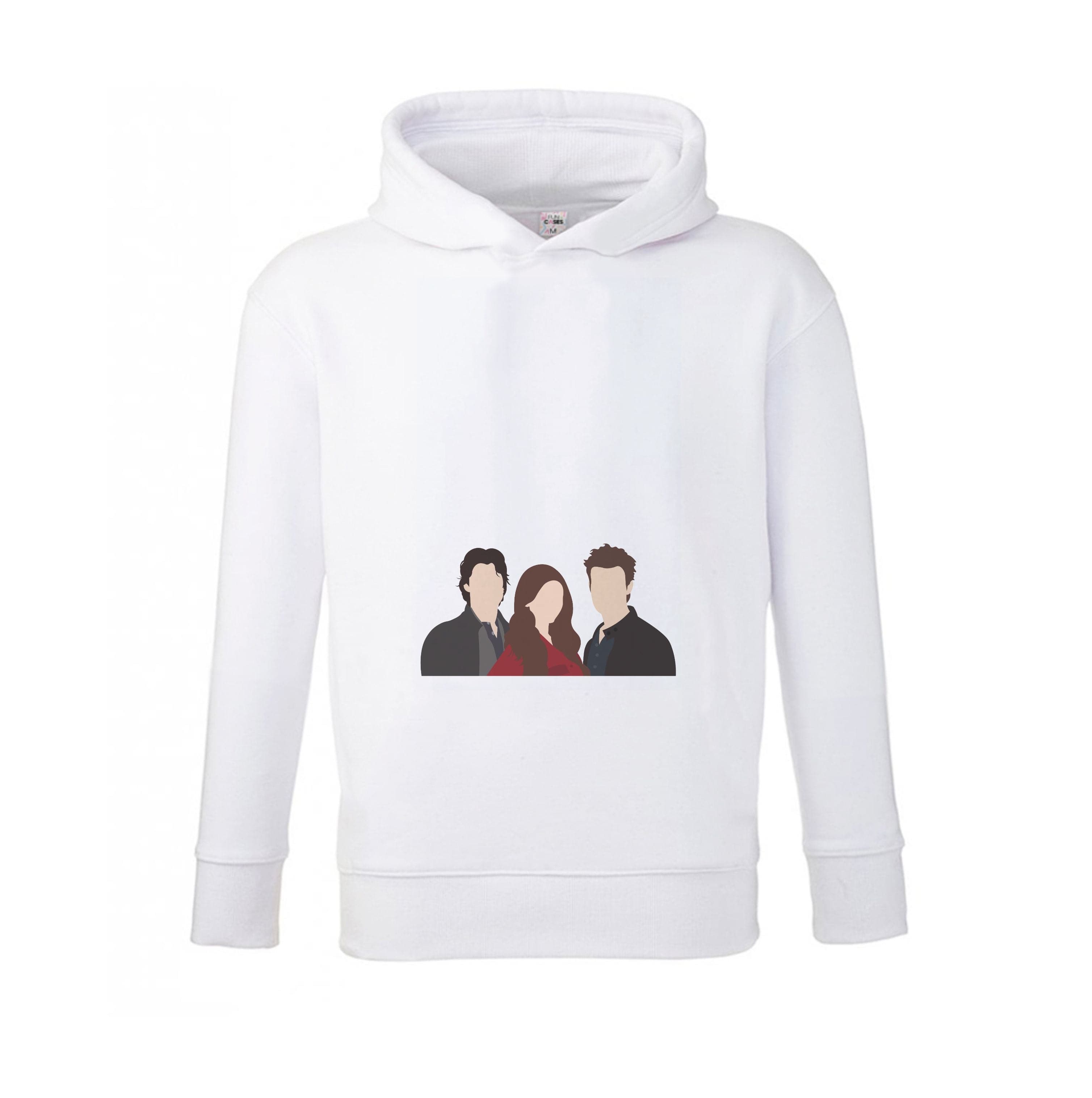 Elena, Damon And Stefan - VD Kids Hoodie