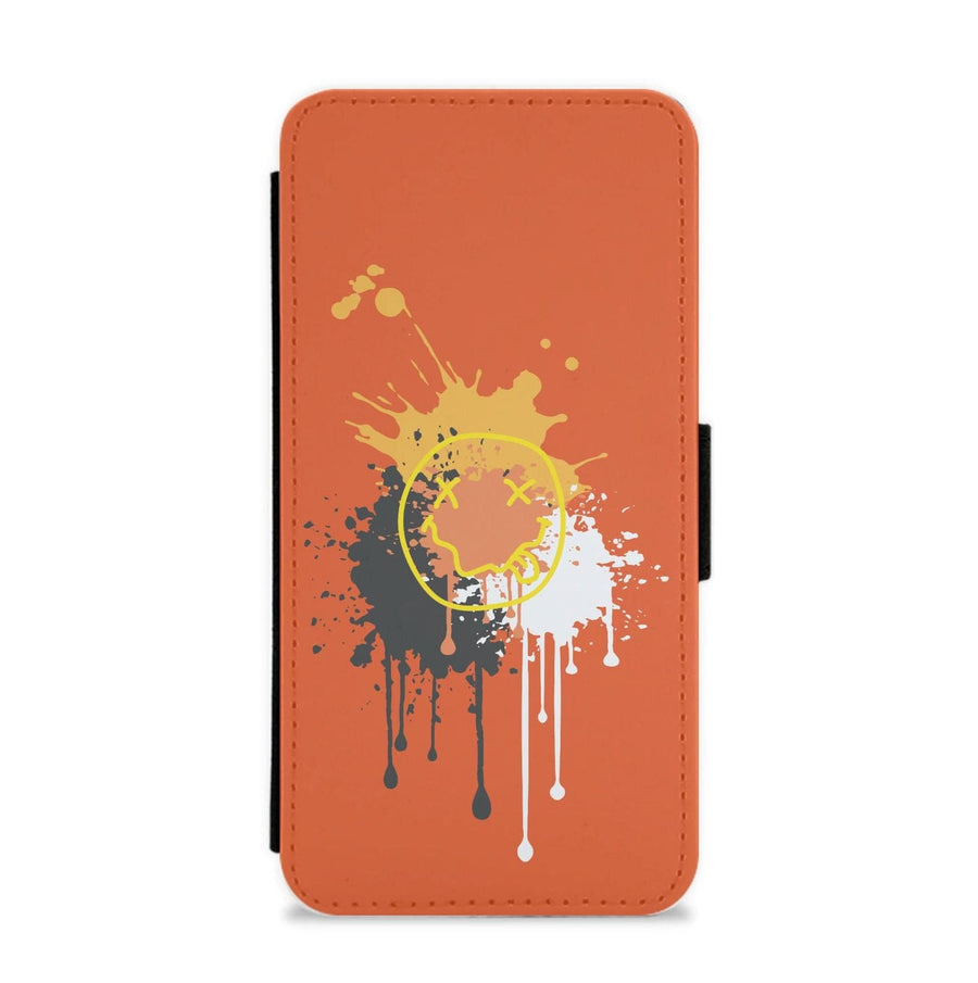 Orange Graffiti - Skate Aesthetic  Flip / Wallet Phone Case