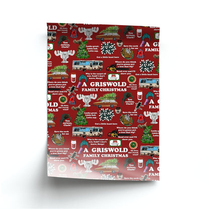 Christmas Holiday Collage Poster