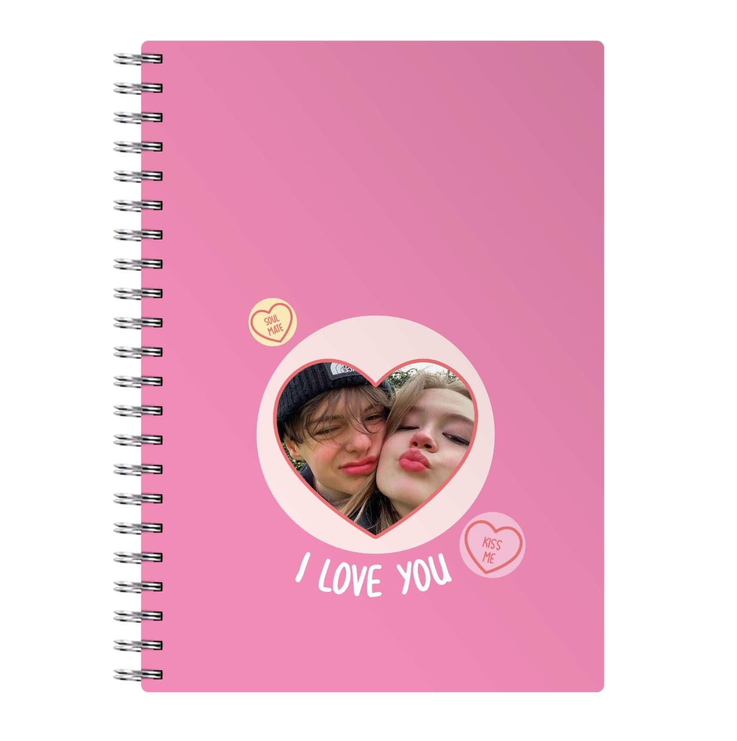 I Love You - Personalised Couples Notebook