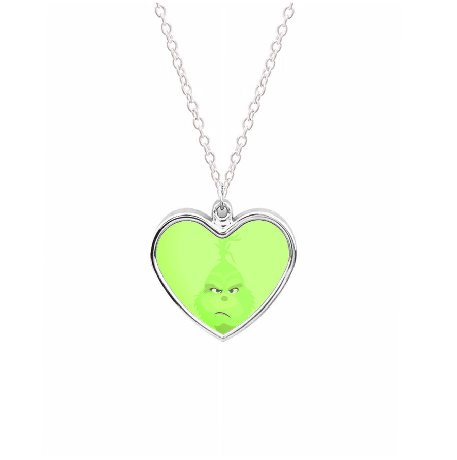 Resting Grinch Face - Grinch Necklace