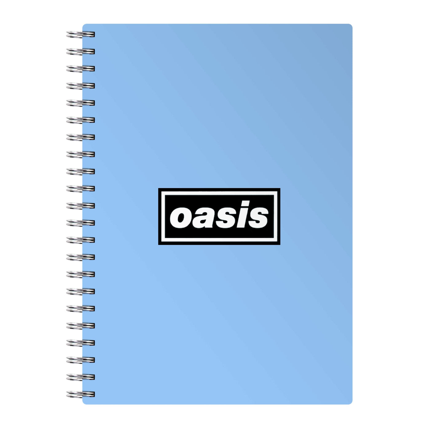Band Name Blue - Oasis Notebook