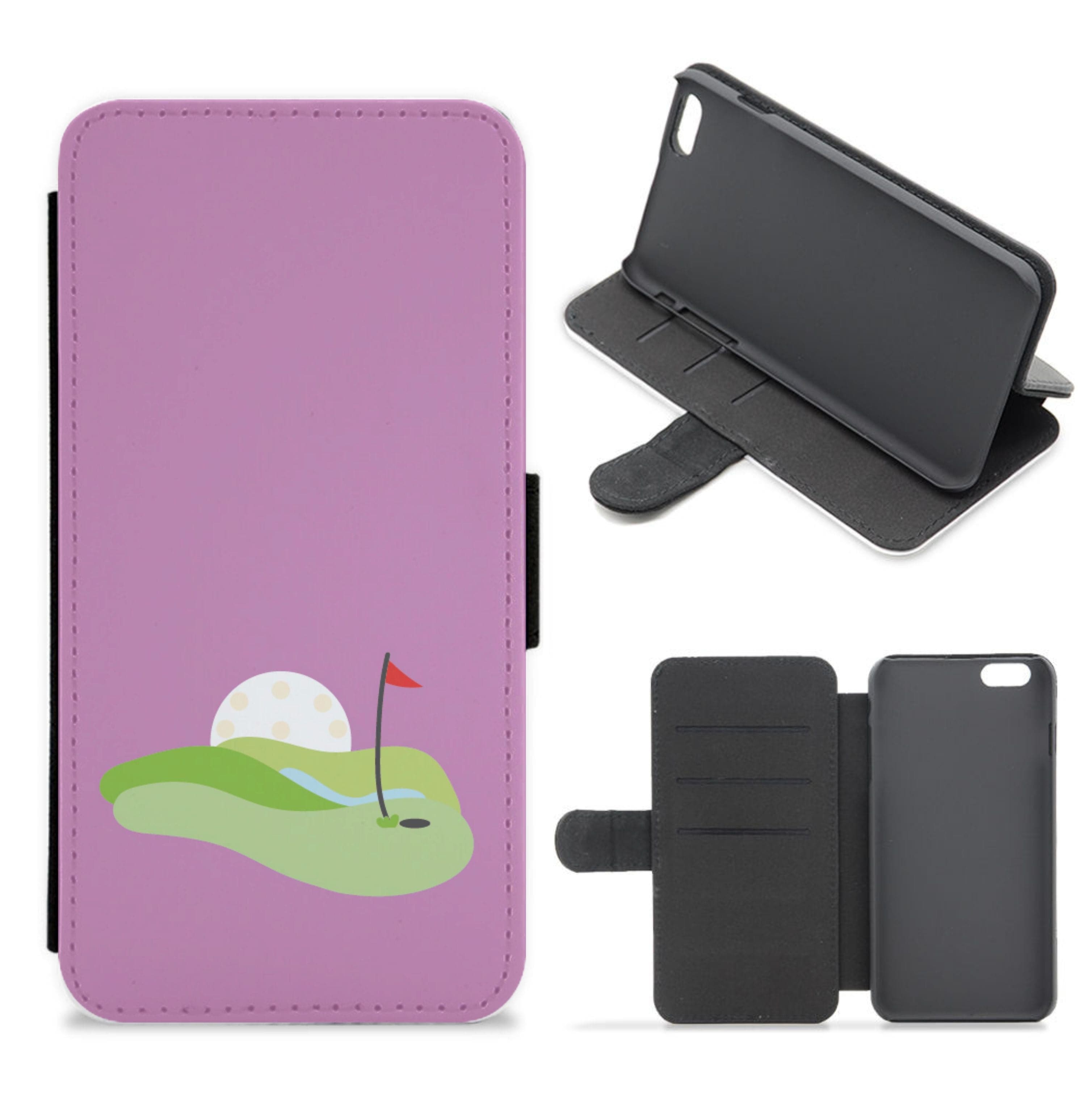 Golf course Flip / Wallet Phone Case