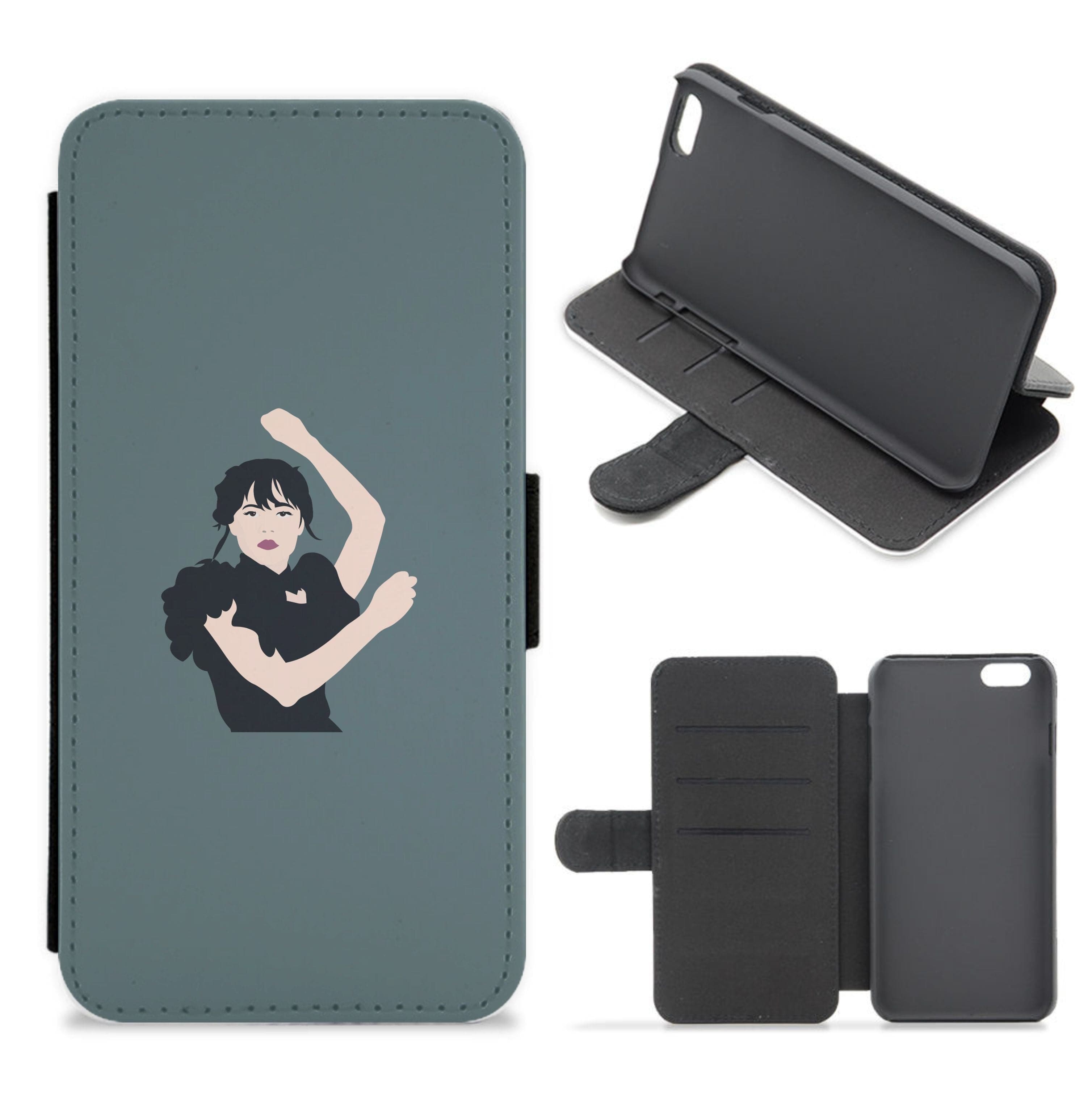 Dancing Wednesday Flip / Wallet Phone Case