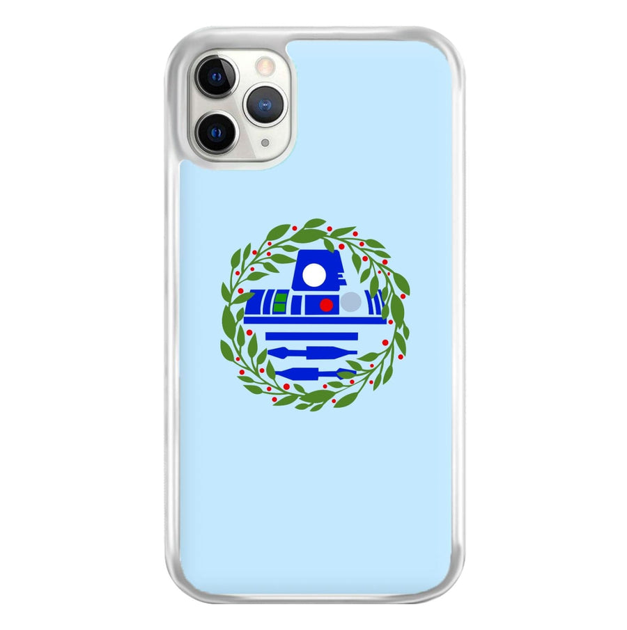 R2D2 Christmas Wreath - Star Wars Phone Case