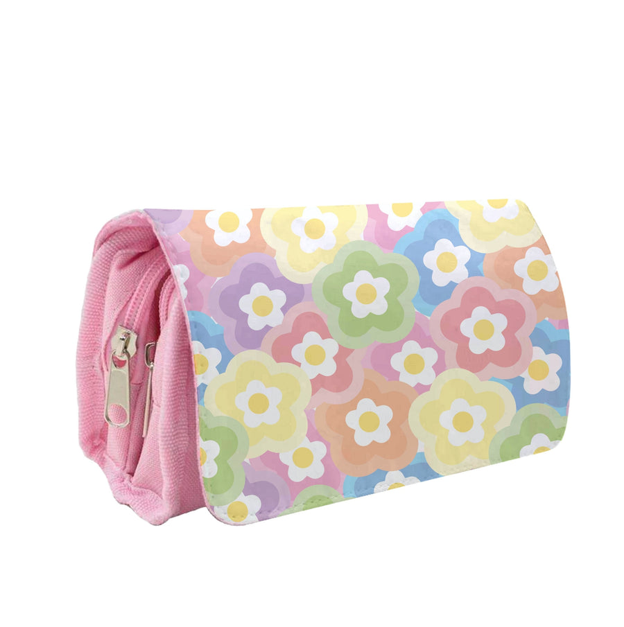Psychedelic Flowers - Floral Patterns Pencil Case