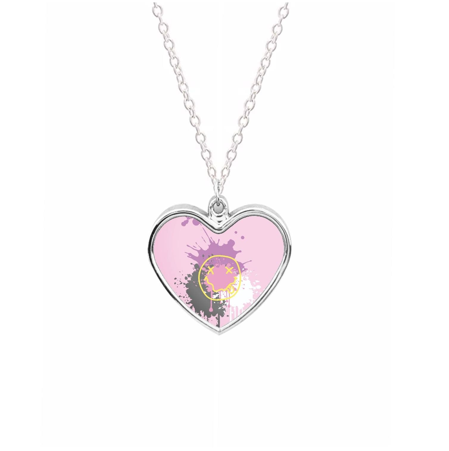 Pink Graffiti - Skate Aesthetic  Necklace