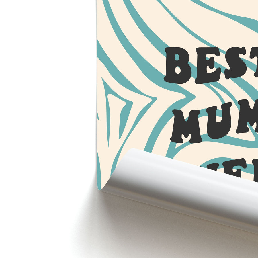 Best Mum Ever - Personalised Mother's Day Poster