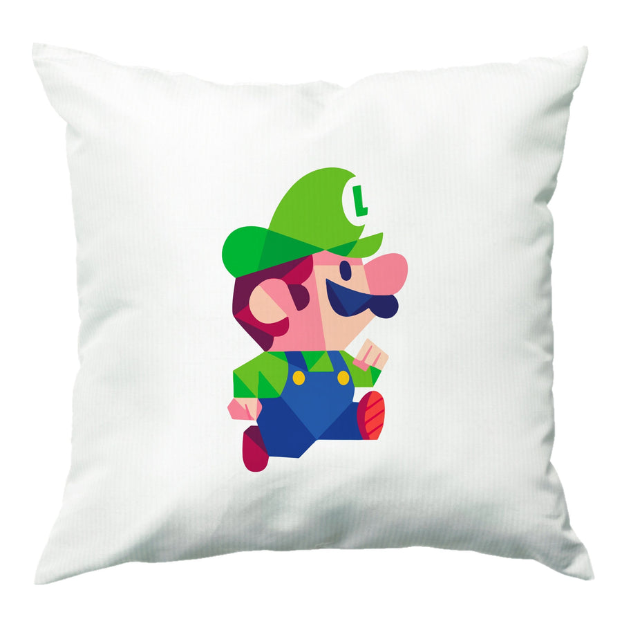 Running Luigi - Mario Cushion