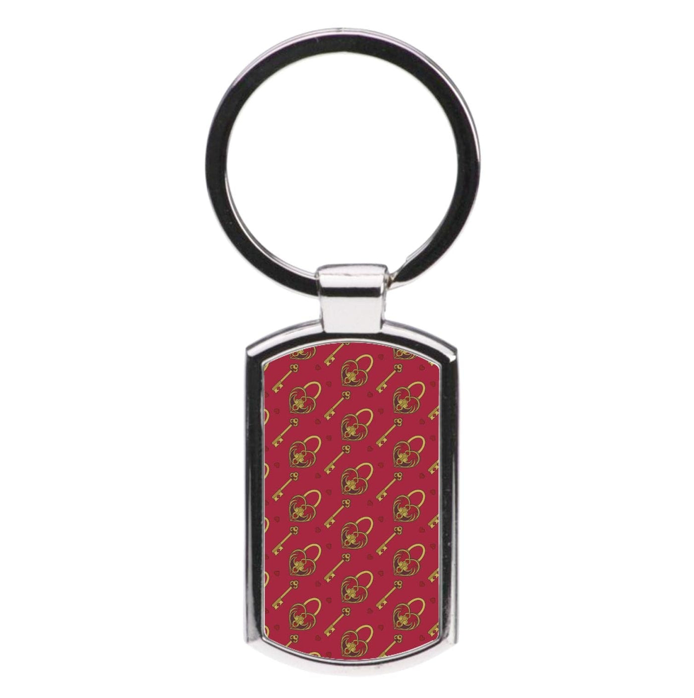 Red Locket And Key - Valentine's Day Luxury Keyring