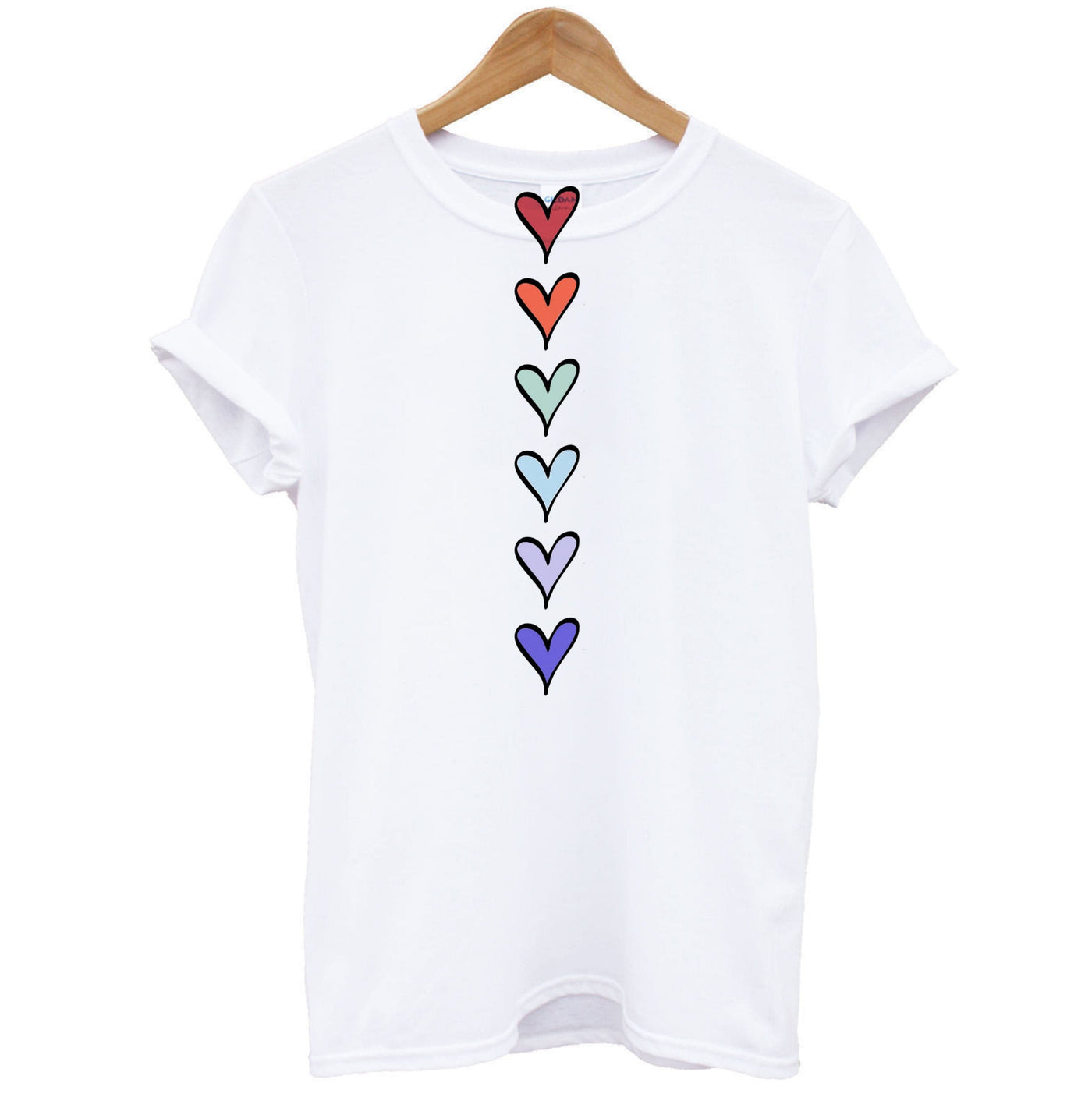 Love Heart Line T-Shirt