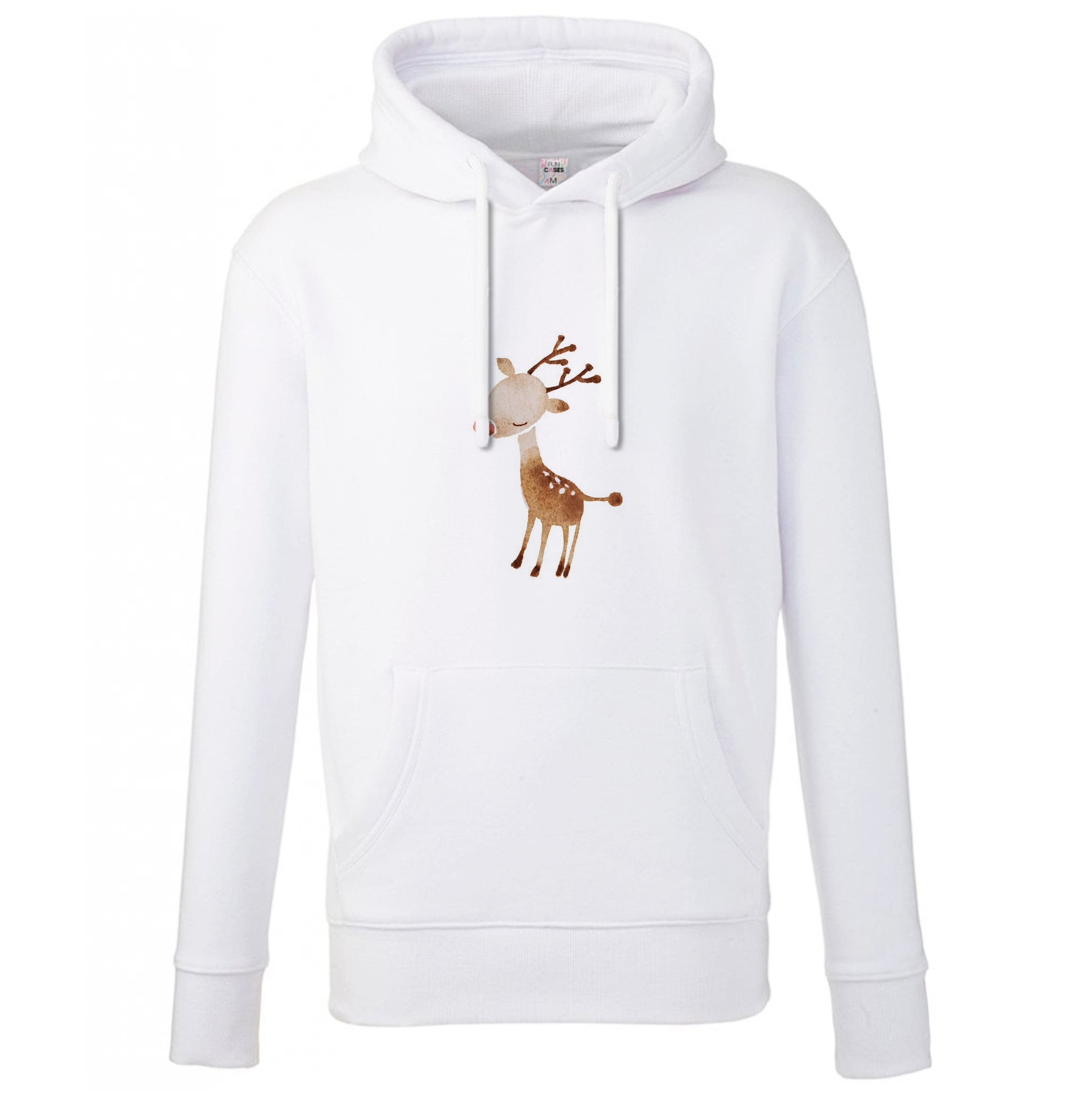 Watercolour Rudolph The Reindeer Hoodie