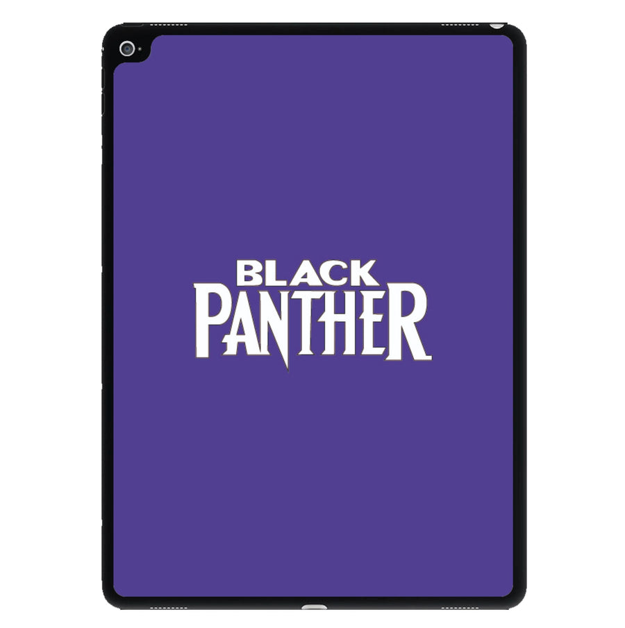 Black Panther Text - Black Panther iPad Case