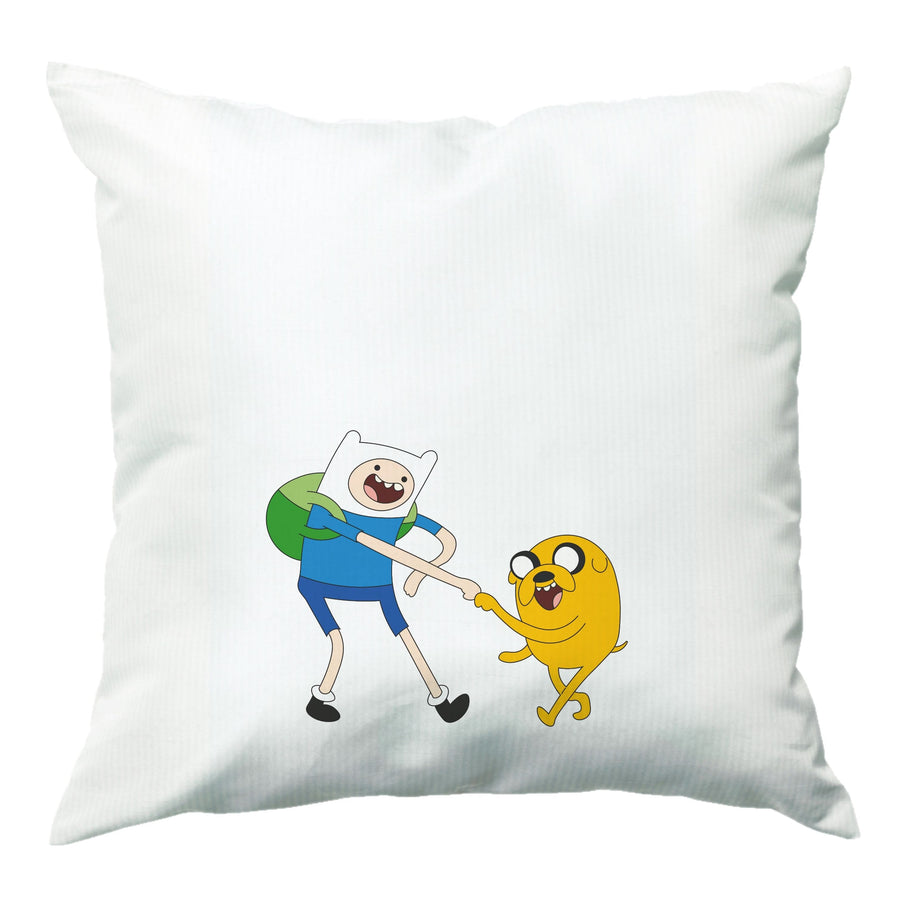 Jake The Dog And Finn The Human - Adventure Time Cushion