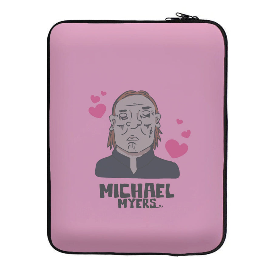 Love Hearts - Michael Myers Laptop Sleeve