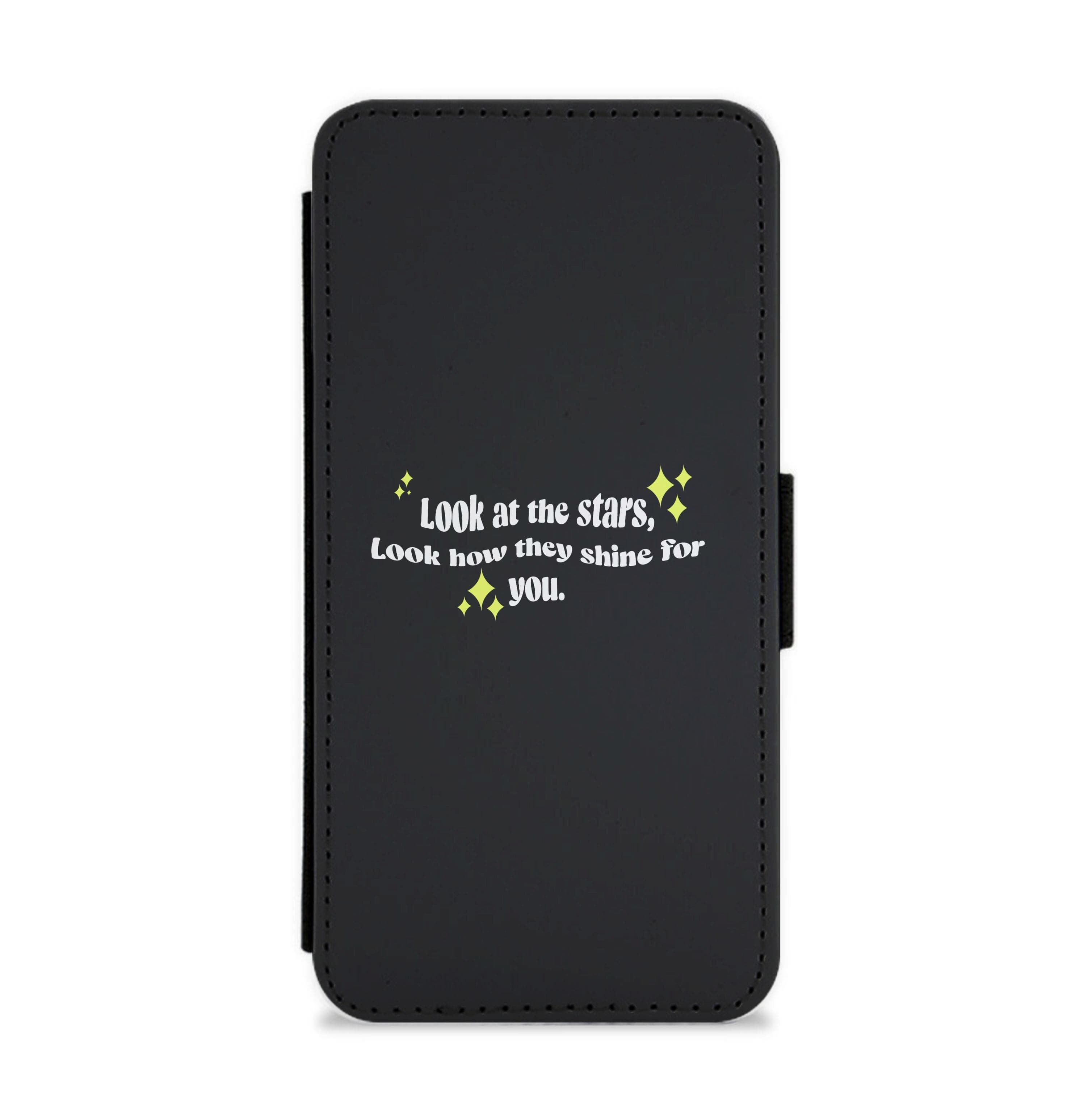 Look At The Stars - Black Colplay Wallet Phone Case