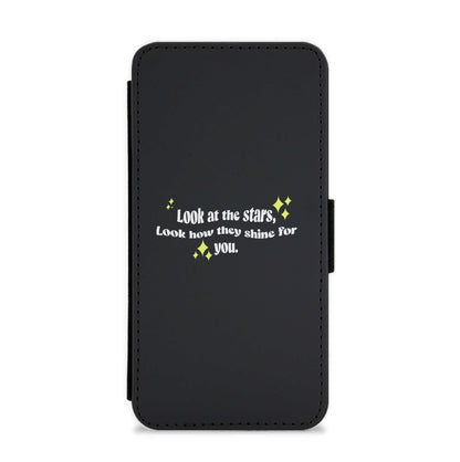 Look At The Stars - Black Colplay Wallet Phone Case