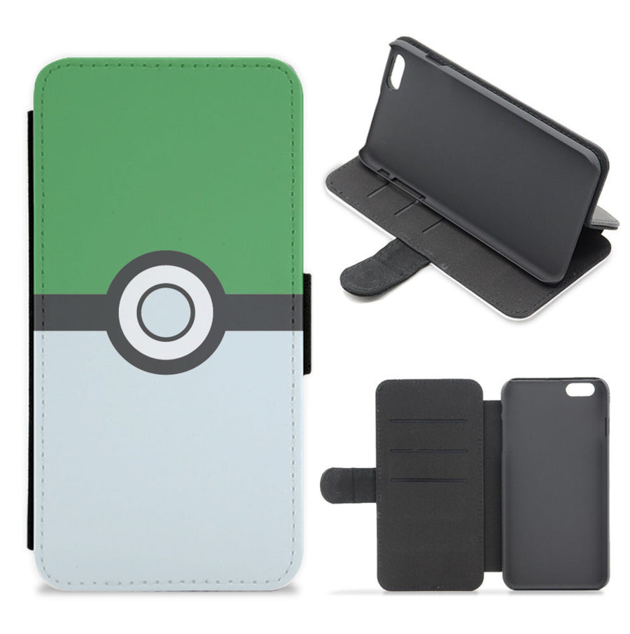 Green Ball - Pokemon Flip / Wallet Phone Case