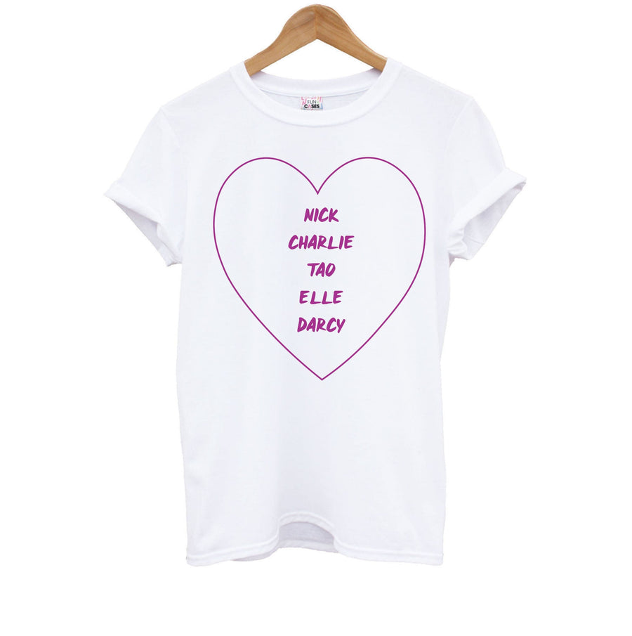 Nick , Charlie , Tao , Elle , Darcy - Heartstopper Kids T-Shirt