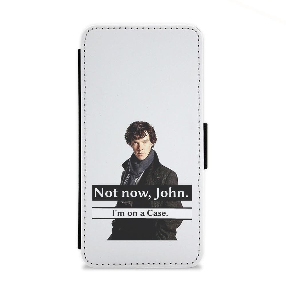 I'm on a Case - Sherlock Holmes Pun Flip Wallet Phone Case - Fun Cases