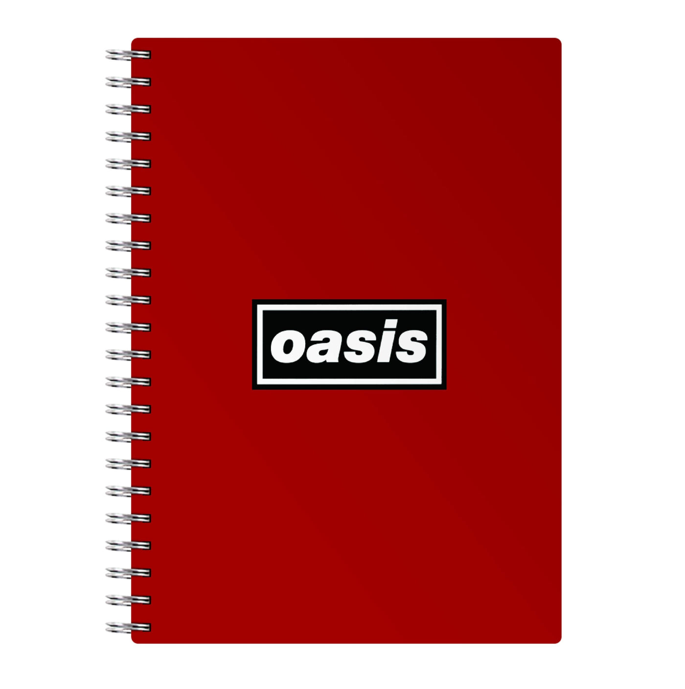 Band Name Red - Oasis Notebook