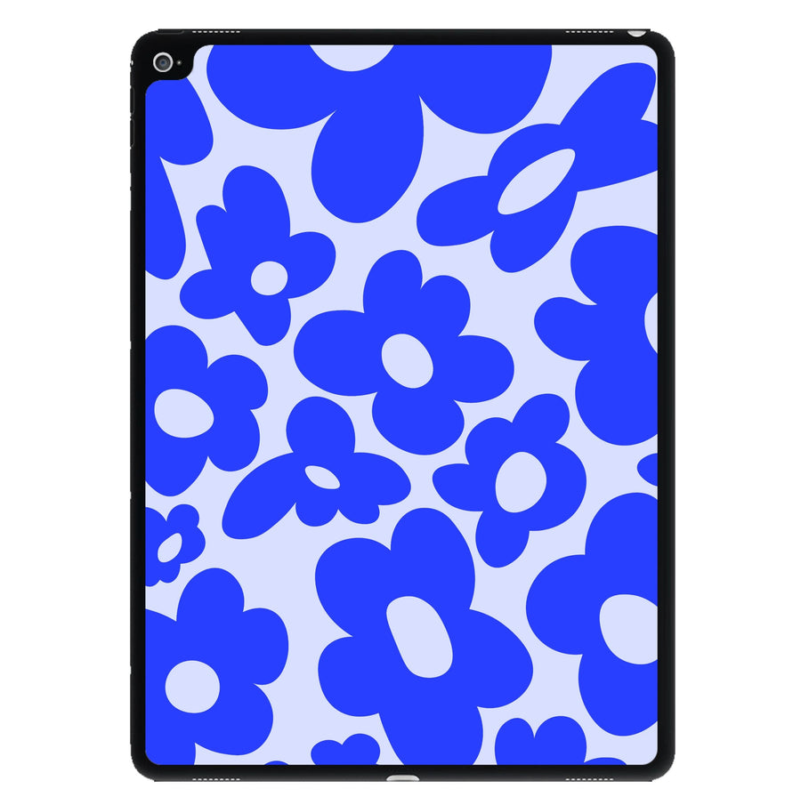 Blue Flowers - Trippy Patterns iPad Case